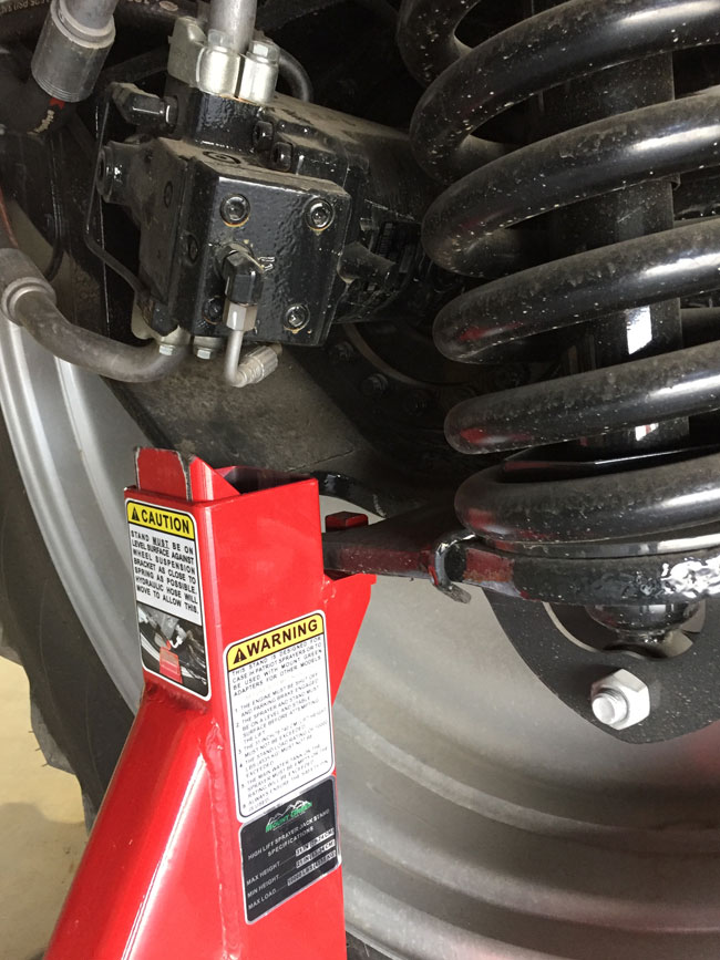 Mount Green High Clearance Sprayer Jack Stand