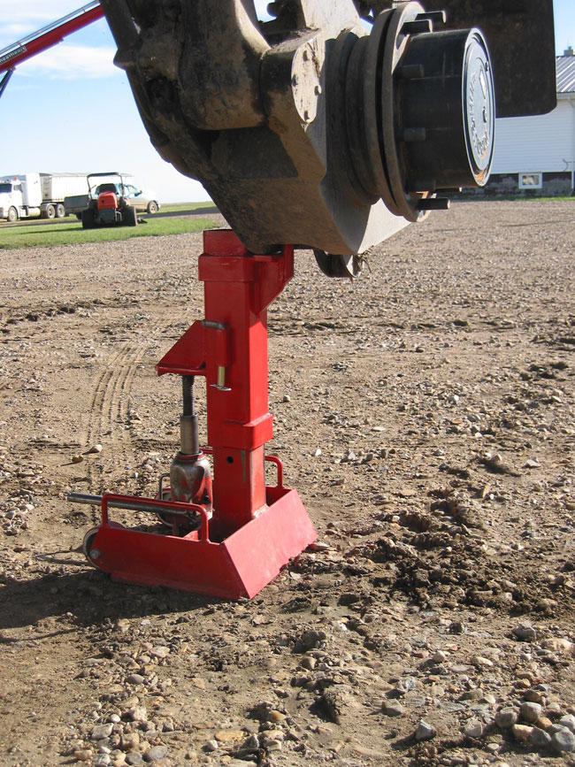 Mount Green High Clearance Sprayer Jack Stand